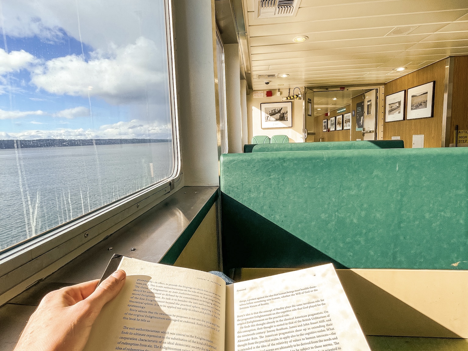 book, while reading